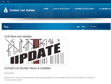 Tablet Screenshot of contactlistbuilder.com